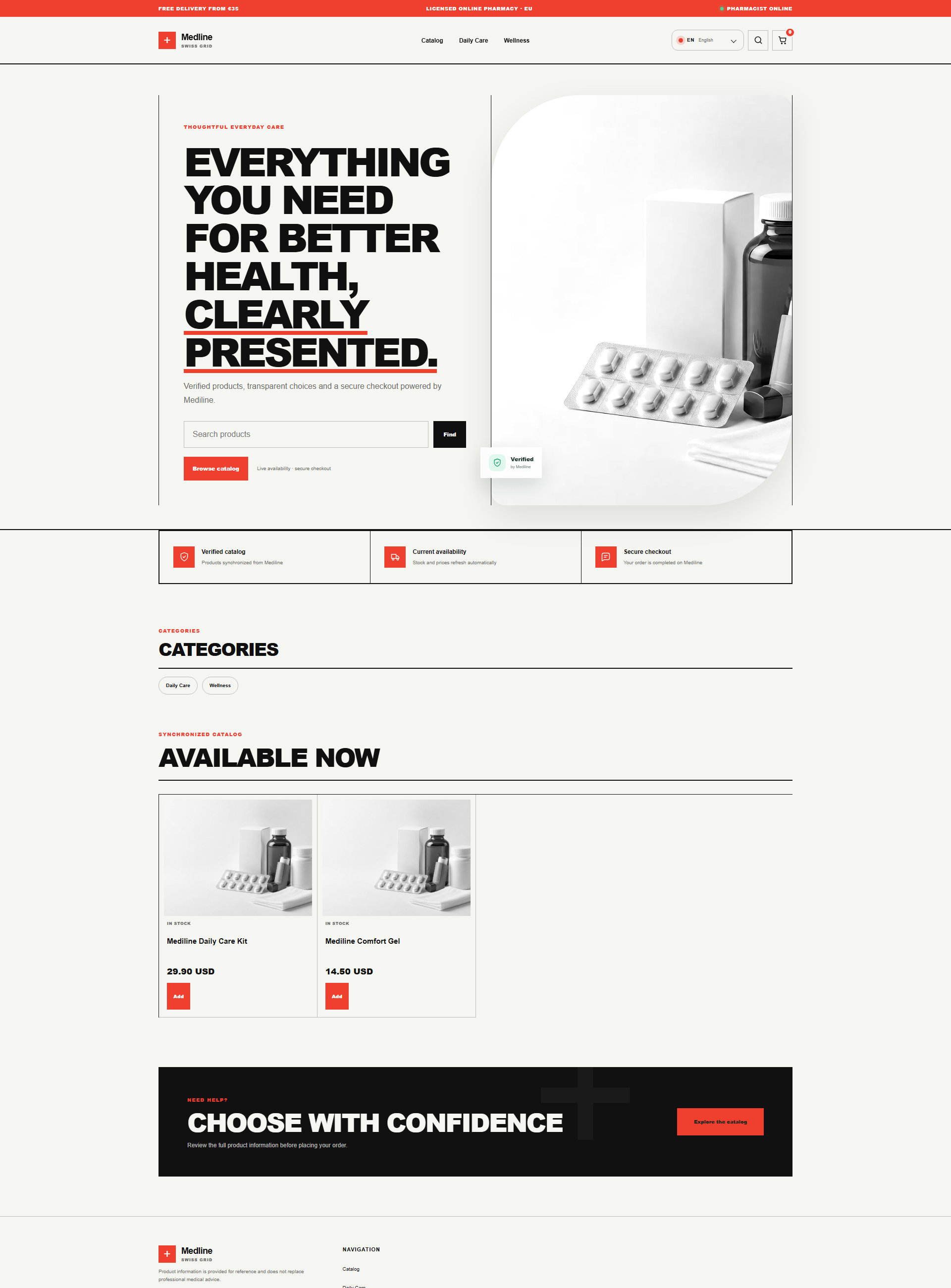 Mediline Apotheke storefront preview